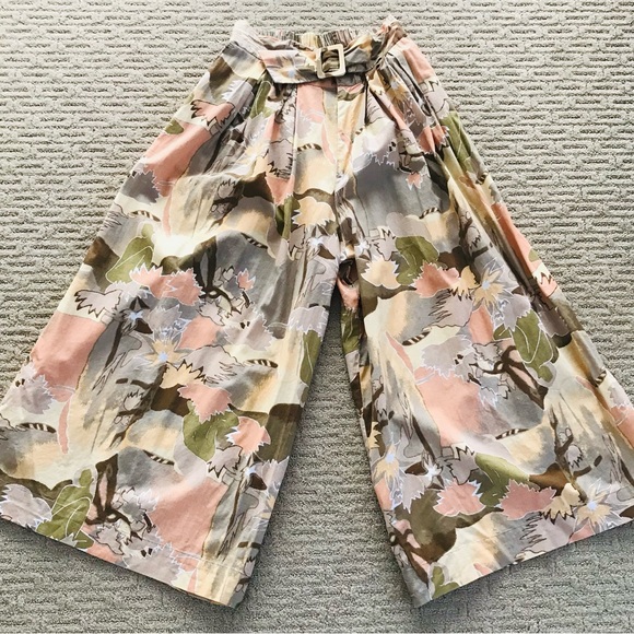 AMUSE SOCIETY Boho Chic SUPER Wide Leg PALAZZO Pants Small - Picture 2 of 11